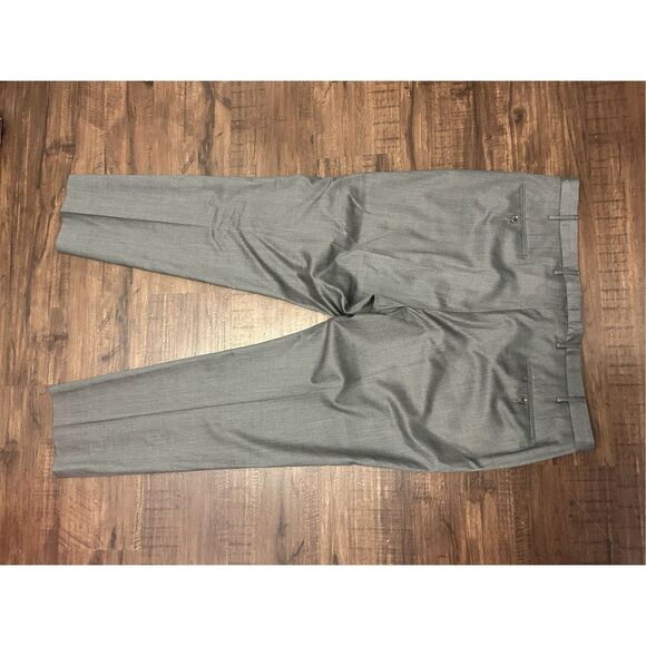 Incotex Classic Fit Pattern "B" Gray Front Pleat Straight Dress Pants Sz 40 x 31 - Picture 16 of 16